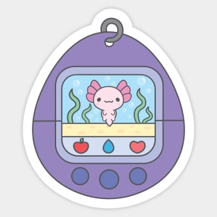 Pocket pet axolotl game Sticker
